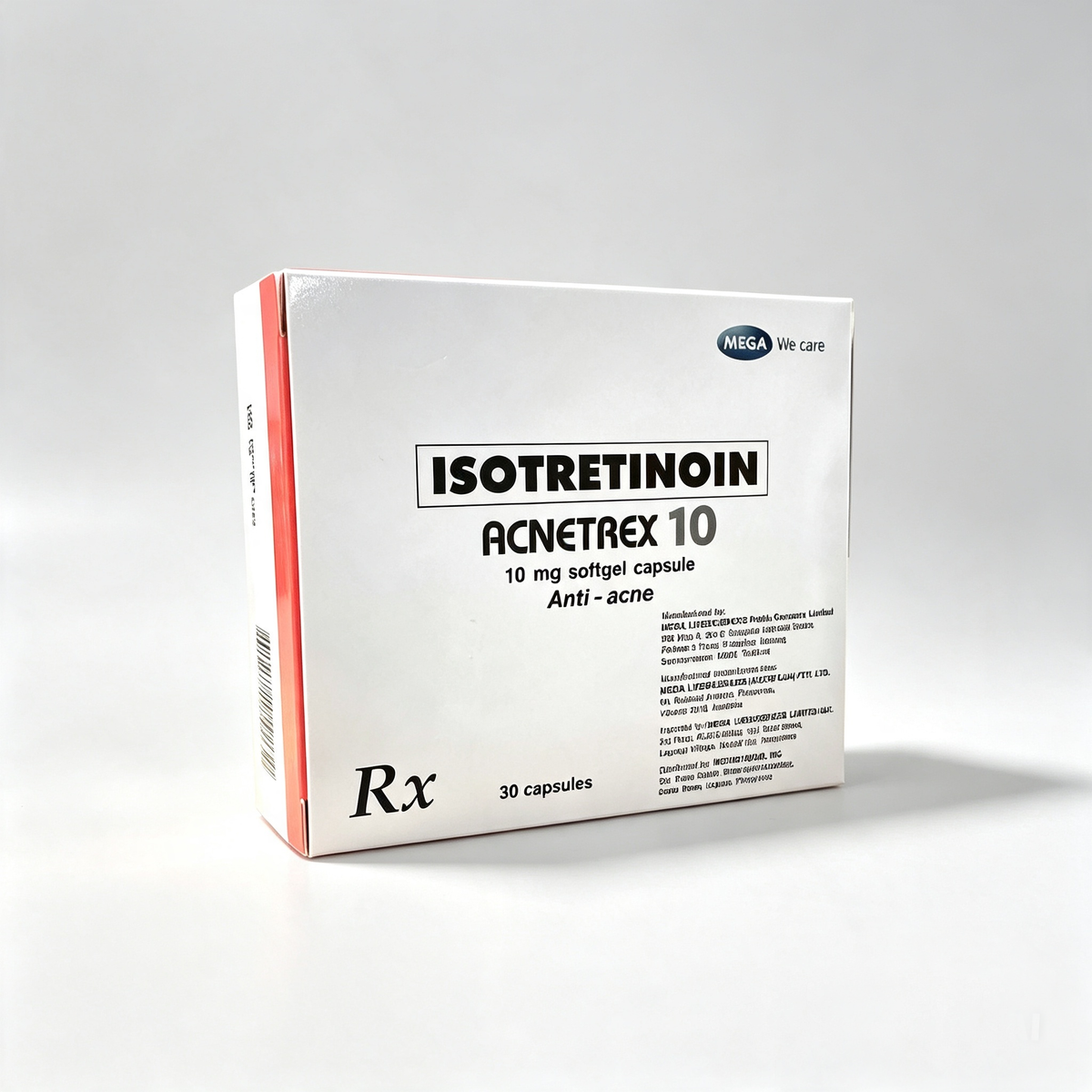 Isotretinoin 10mg (Acnetrex)