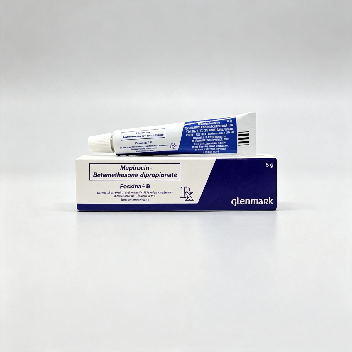Betamethasone /Mupirocin Ointment (Foskina B Ointment 5g)