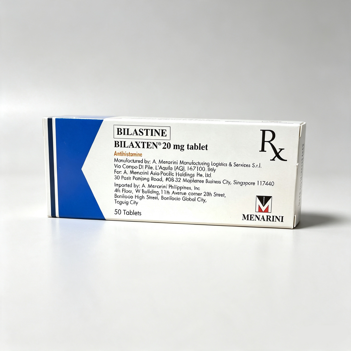 Bilastine ( Bilaxten) 20mg Tablet