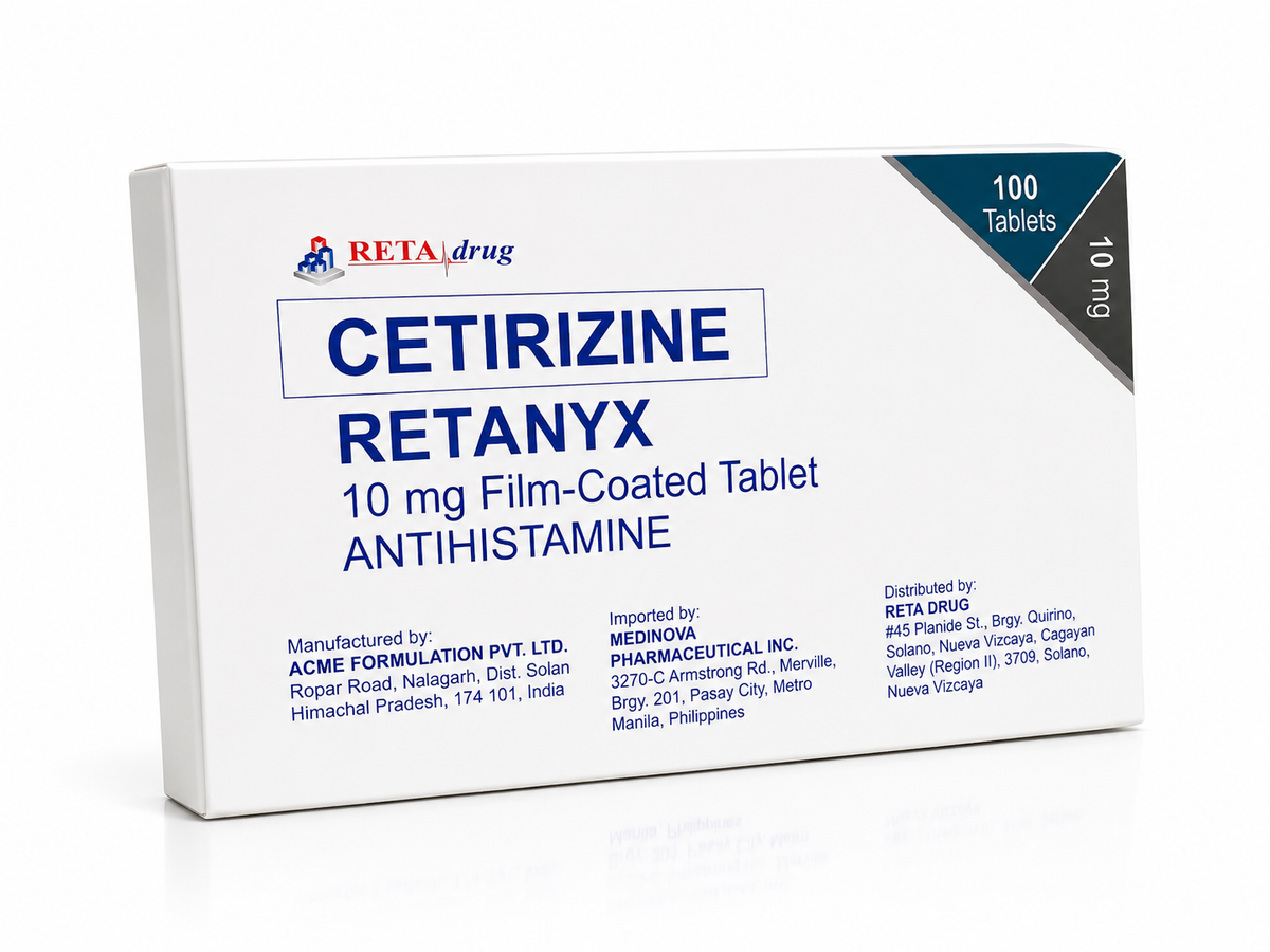 Cetirizine 10mg (Retanyx)