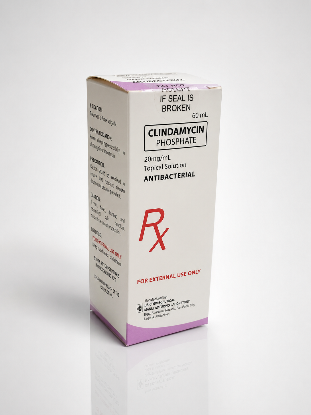 Clindamycin phosphate 2% soln (60ml)