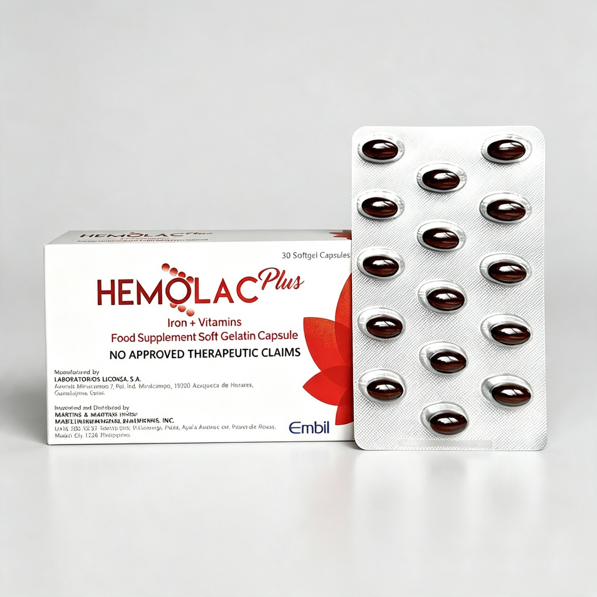 Hemolac Plus Iron + Vitamins