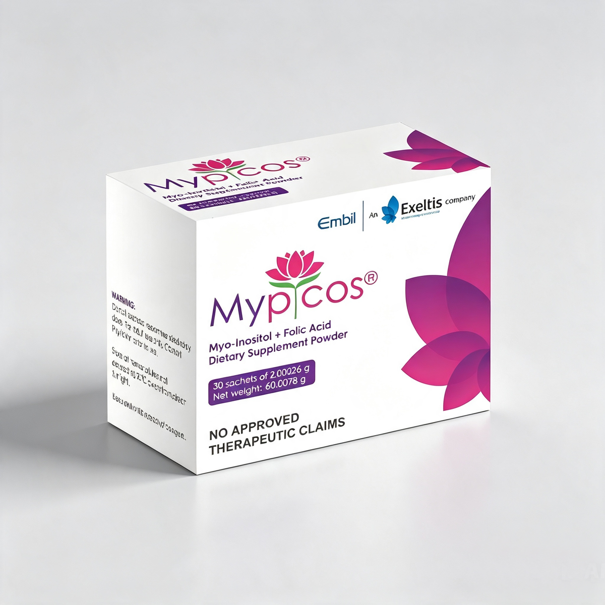 MYPICOS (Myo-inositol 2 g, folic acid 200 mcg)